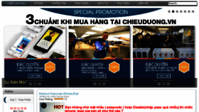 What Chieuduong.vn website looked like in 2016 (7 years ago)