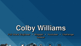 What Colbycheeze.com website looked like in 2016 (7 years ago)