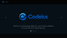 What Codeius.com website looked like in 2016 (7 years ago)