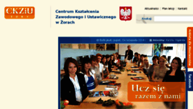 What Ckziu.zory.pl website looked like in 2016 (7 years ago)