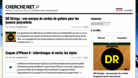 What Cherchenet.fr website looked like in 2016 (7 years ago)