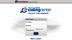 What Codingcenter.decisionhealth.com website looked like in 2016 (7 years ago)