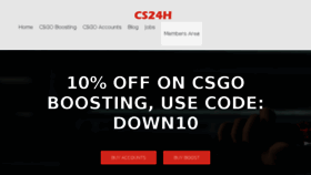 What Cs24h.com website looked like in 2016 (7 years ago)