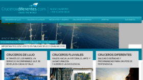 What Crucerosdiferentes.com website looked like in 2016 (7 years ago)