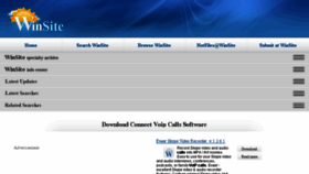 What Connect-voip-calls.winsite.com website looked like in 2016 (7 years ago)