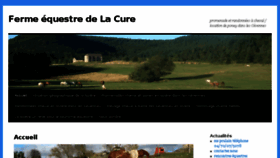 What Cheval-la-cure.com website looked like in 2016 (7 years ago)