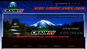 What Crainrv.com website looked like in 2016 (7 years ago)