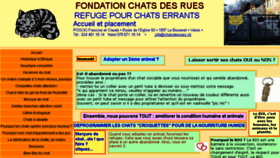 What Chatsdesrues.ch website looked like in 2016 (7 years ago)