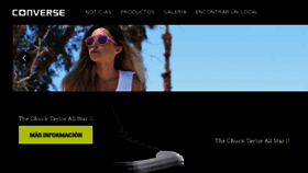 What Converse.com.ar website looked like in 2016 (7 years ago)