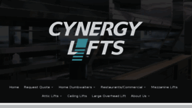 What Cynergylifts.com website looked like in 2016 (7 years ago)