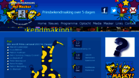 What Carnavalzwaag.nl website looked like in 2016 (7 years ago)