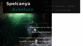 What Canyoning-speleo-aventure.com website looked like in 2016 (7 years ago)