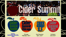 What Cidersummitnw.com website looked like in 2016 (7 years ago)