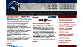 What Controsys.hu website looked like in 2016 (7 years ago)