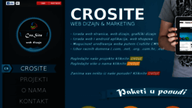 What Crosite.com website looked like in 2016 (7 years ago)