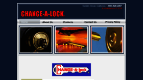 What Changealock.com website looked like in 2016 (7 years ago)