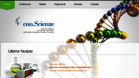 What Conscienze.it website looked like in 2016 (7 years ago)