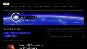 What Circumspectnews.com website looked like in 2016 (7 years ago)
