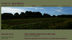 What Cherrygardensfarm.co.uk website looked like in 2016 (7 years ago)