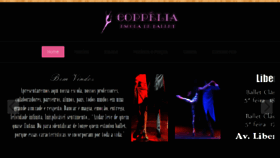 What Coppeliaescoladeballet.com.br website looked like in 2016 (7 years ago)