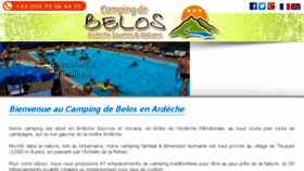 What Camping-belos.com website looked like in 2016 (7 years ago)