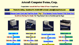 What Compuforms.com website looked like in 2016 (9 years ago)