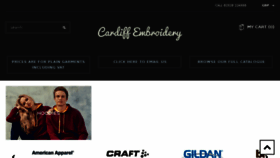 What Cardiffembroidery.co.uk website looked like in 2016 (7 years ago)