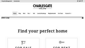 What Charlesgaterealty.com website looked like in 2016 (7 years ago)