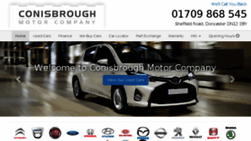 What Conisbroughmotorcompany.co.uk website looked like in 2016 (7 years ago)