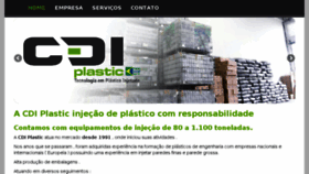 What Cdiplastic.com.br website looked like in 2016 (7 years ago)