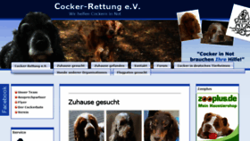 What Cockerrettung.de website looked like in 2016 (7 years ago)