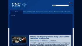 What Cncserwis.eu website looked like in 2016 (7 years ago)