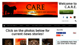 What Carerescuetexas.com website looked like in 2016 (7 years ago)