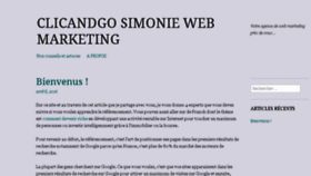 What Clicandgo-simonie.fr website looked like in 2016 (7 years ago)