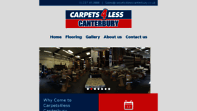 What Carpets4lesscanterbury.co.uk website looked like in 2016 (7 years ago)