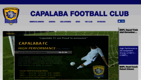 What Capalababulldogs.com website looked like in 2016 (7 years ago)