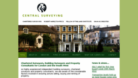 What Centralsurveying.co.uk website looked like in 2016 (7 years ago)