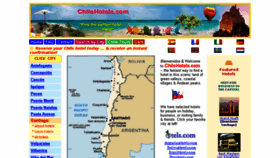 What Chilehotels.com website looked like in 2016 (7 years ago)