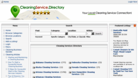 What Cleaningservice.directory website looked like in 2016 (7 years ago)