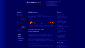 What Chatserver.ch website looked like in 2016 (7 years ago)