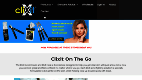 What Clixit.com website looked like in 2016 (7 years ago)