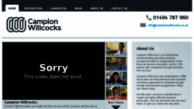 What Campionwillcocks.co.uk website looked like in 2016 (7 years ago)