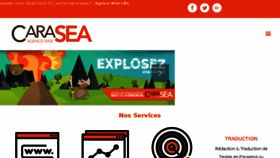 What Carasea.fr website looked like in 2016 (7 years ago)