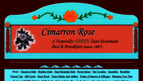 What Cimarronrose.com website looked like in 2016 (7 years ago)