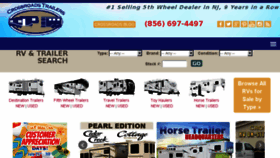 What Crossroadstrailers.com website looked like in 2016 (7 years ago)
