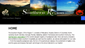 What Cfasouthern.org website looked like in 2016 (7 years ago)