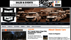 What Classiccarmag.net website looked like in 2016 (7 years ago)