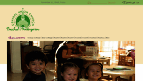 What Centralunionpreschool.org website looked like in 2016 (7 years ago)