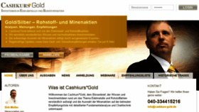 What Cashkurs-gold.de website looked like in 2016 (7 years ago)
