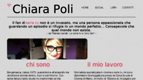 What Chiarapoli.it website looked like in 2016 (7 years ago)